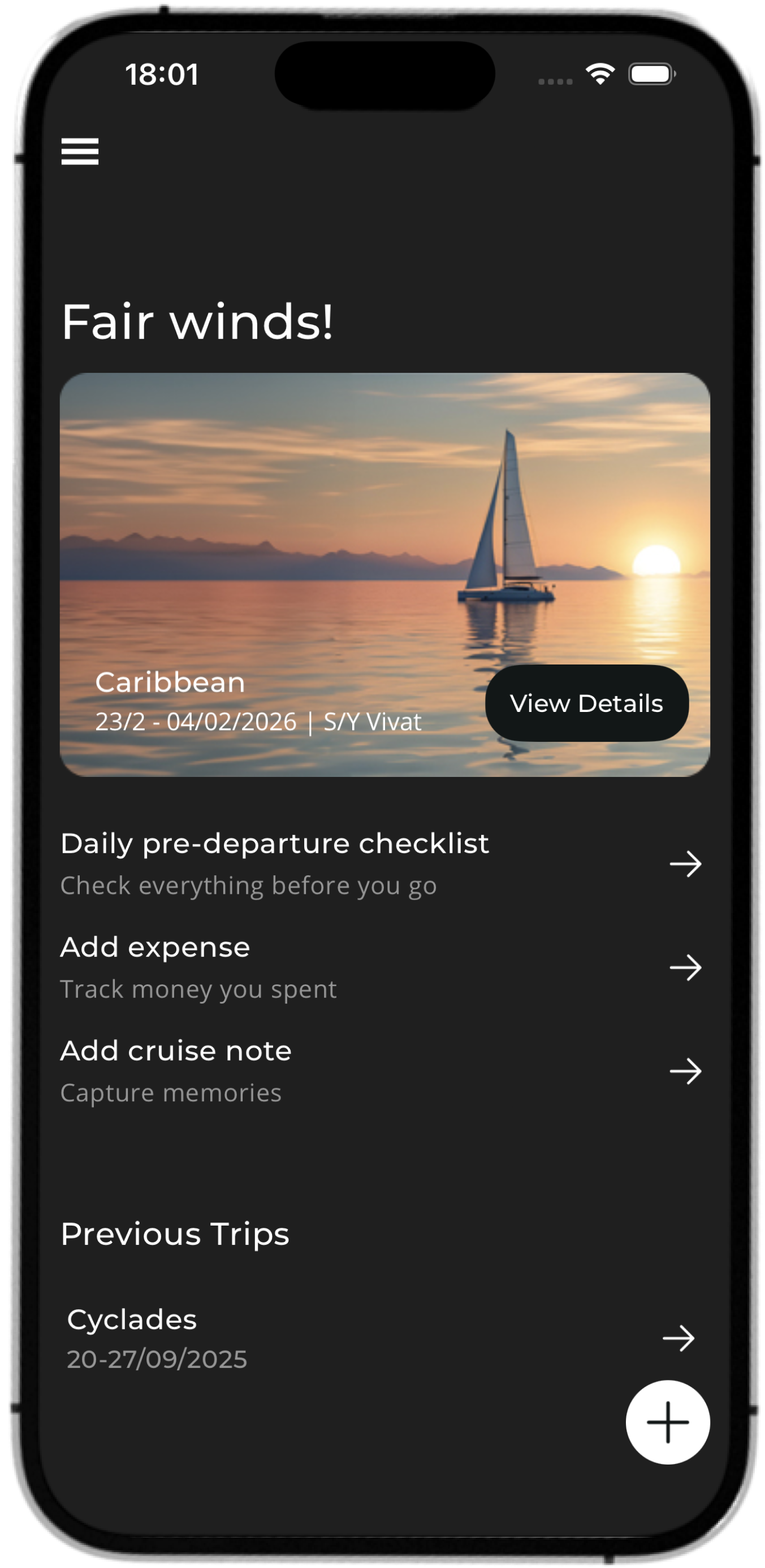 Crusica App Interface