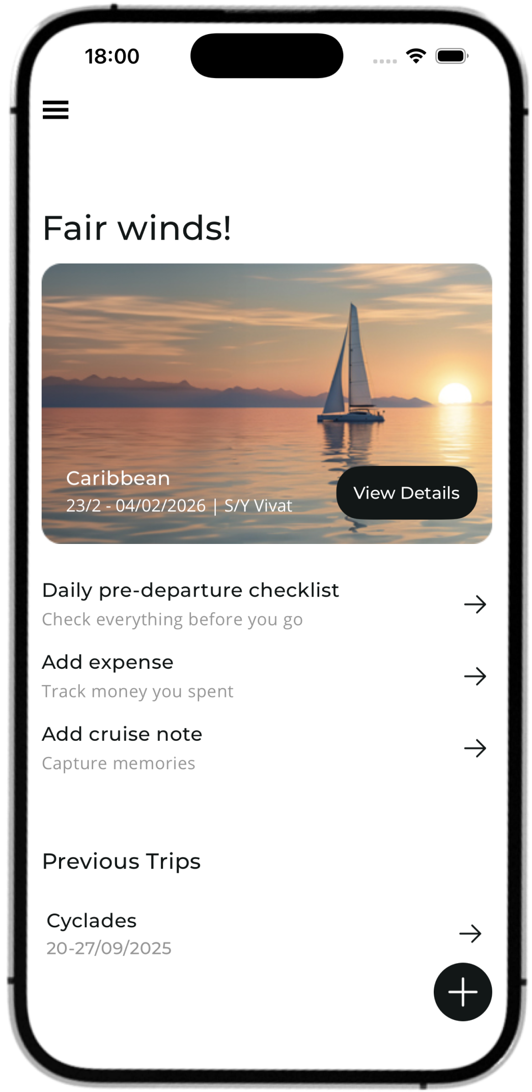 Crusica App Interface